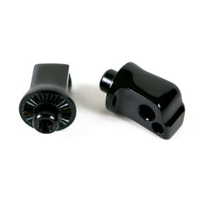Kodlin, splined passenger peg adapter. Black Footpegs Mounts Kodlin Usa