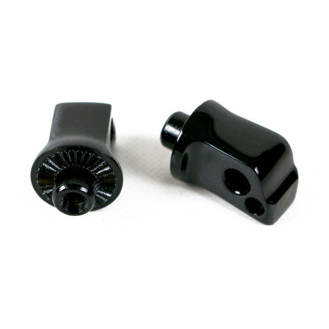 Kodlin, splined passenger peg adapter. Black Footpegs Mounts Kodlin Usa