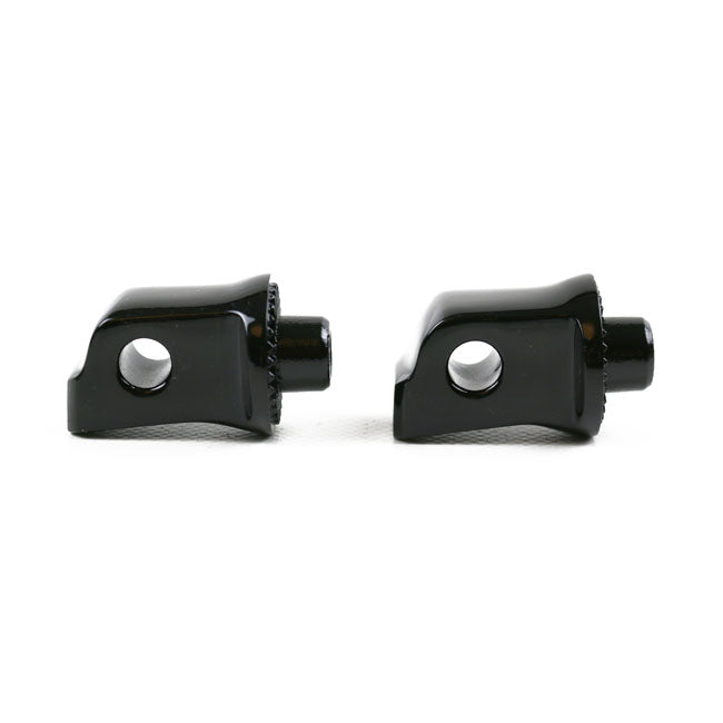 Kodlin, splined passenger peg adapter. Black Footpegs Mounts Kodlin Usa