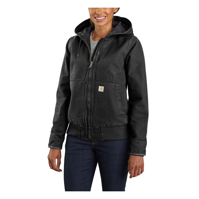 *2 WEEKS EXTRA TRANSIT TIME* Carhartt Washed insulated female jacket black Jackets Male Carhartt
