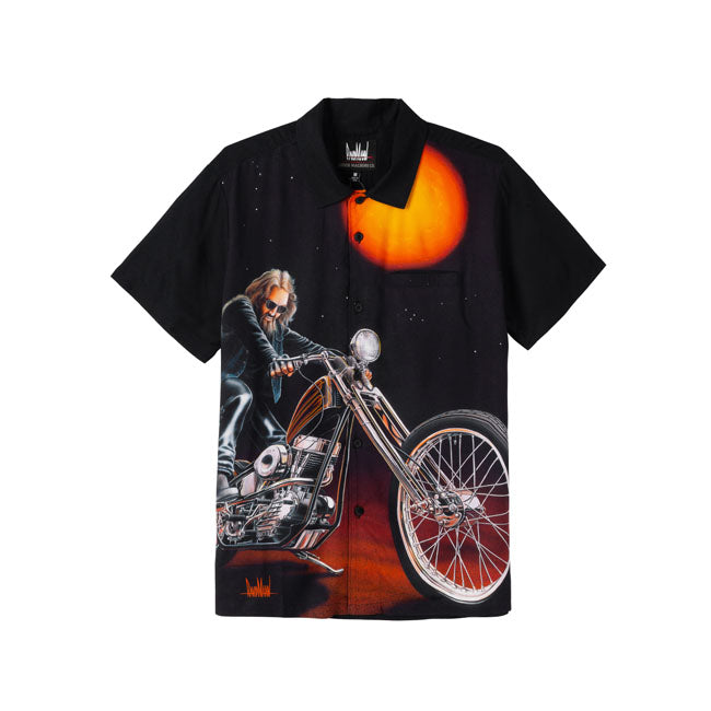 Loser Machine David Mann Kick Start Shirt Black Loser Machine Company