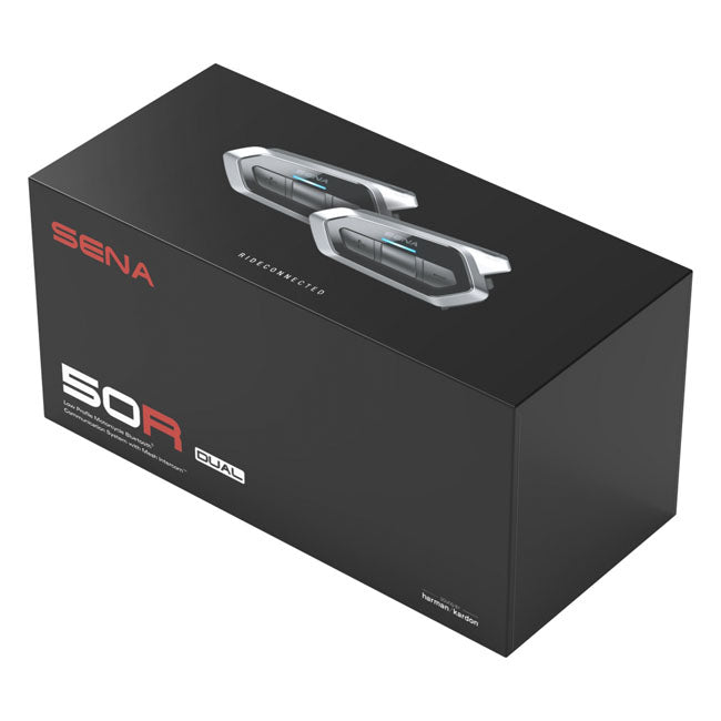 *24H EXTRA TRANSIT TIME* Sena 50R Mesh Sound by Harman Kardon dual Communication Systems Sena