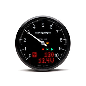 Motogadget, Chronoclassic 2 ''Tacho Face''. 10.000RPM. Black B Speedometers Motogadget