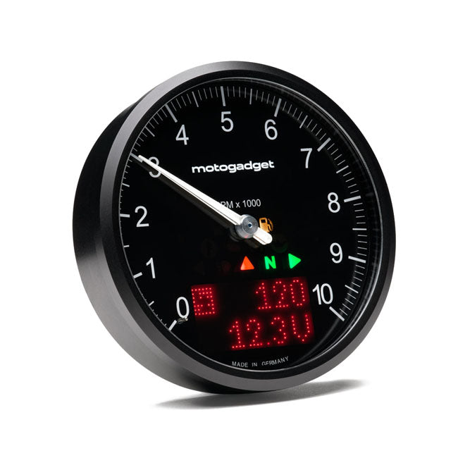 Motogadget, Chronoclassic 2 ''Tacho Face''. 10.000RPM. Black B Speedometers Motogadget
