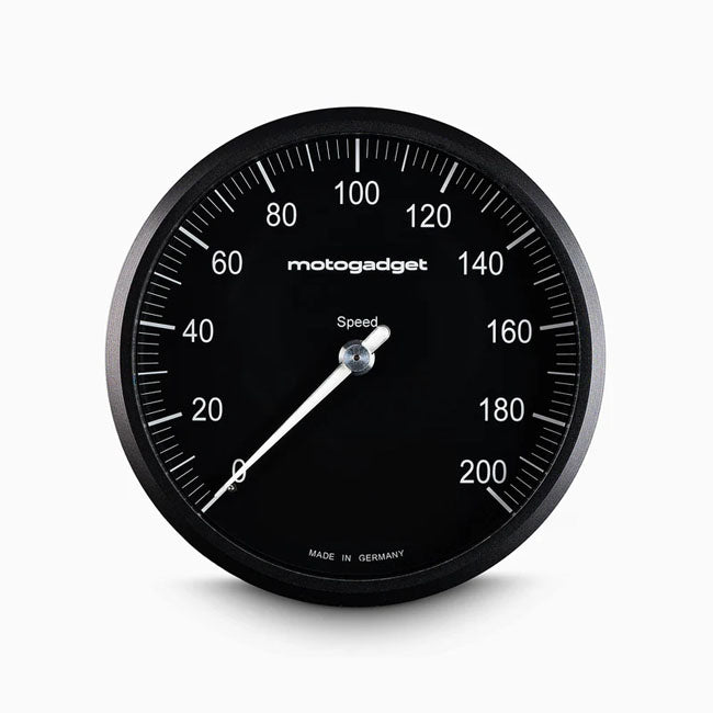 Motogadget, Chronoclassic 2 ''Speedo Face''. Black bezel Speedometers Motogadget