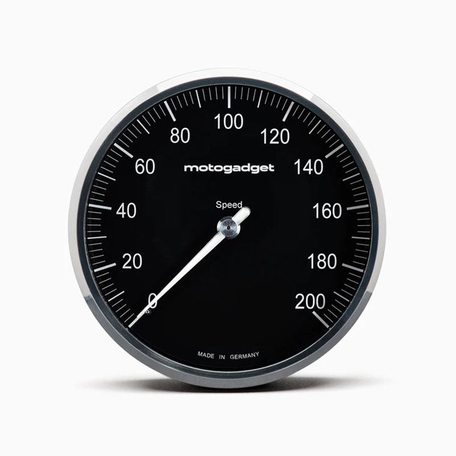 Motogadget, Chronoclassic 2 ''Speedo Face''. Polished bezel Speedometers Motogadget