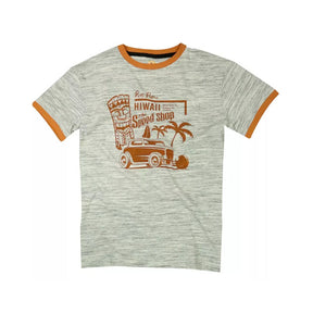 Rusty Pistons Tiki T Shirt Grey Rusty Pistons