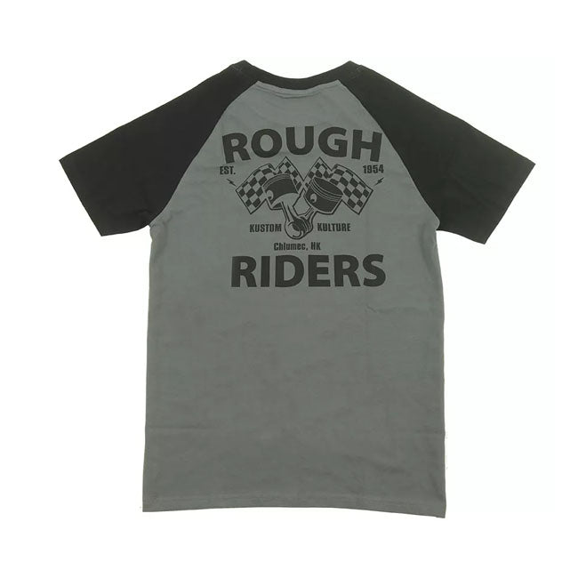 Rusty Pistons Burney T Shirt Grey/Black T-Shirt Rusty Pistons