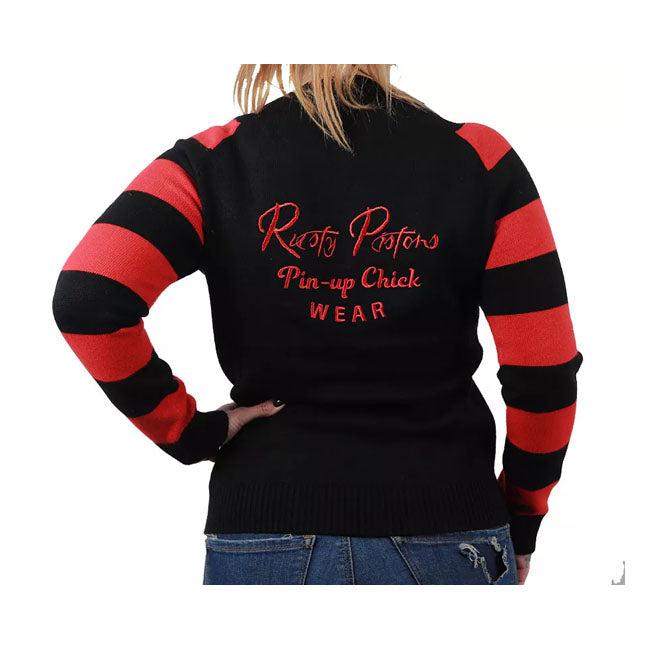 Rusty Pistons Cutter Female Sweatshirt Black/Red Hoodies Ladies Rusty Pistons