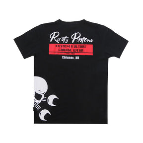 Rusty Pistons Wrench T Shirt Black Rusty Pistons