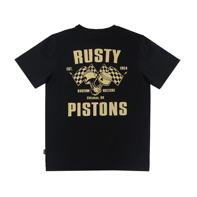 Rusty Pistons Irwindale T Shirt Black T-Shirt Rusty Pistons