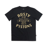 Rusty Pistons Vista T Shirt Black T-Shirt Rusty Pistons
