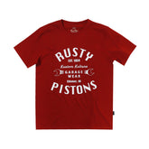 Rusty Pistons Vista T Shirt Bordeaux T-Shirt Rusty Pistons