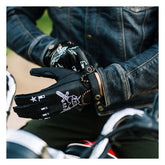 By City Second Skin Gloves Tattoo, Black Gloves By City XS