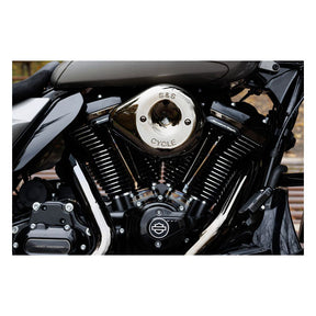 S&S Cycle Stealth Air Cleaner Kit Cover M8 Air Cleaner Stack Kits S&S Cycle