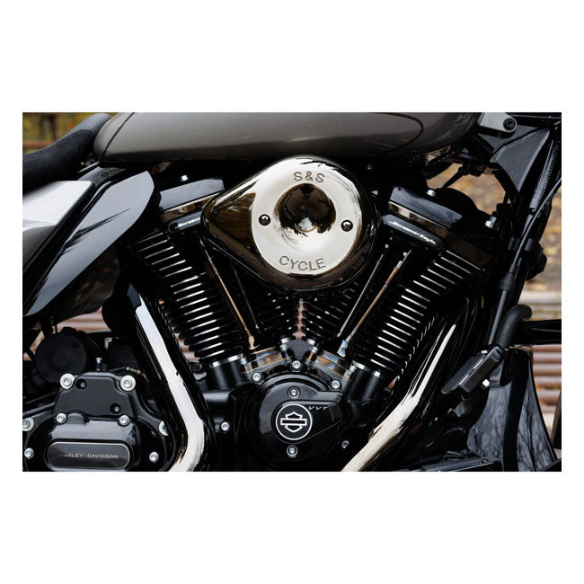 S&S Cycle Stealth Air Cleaner Kit Cover M8 Air Cleaner Stack Kits S&S Cycle