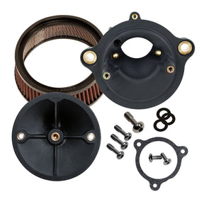 S&S Cycle Stealth Air Cleaner Kit No Cover M8 Air Cleaner Stack Kits S&S Cycle