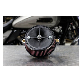 S&S Cycle Stealth Air Cleaner Kit No Cover M8 Air Cleaner Stack Kits S&S Cycle