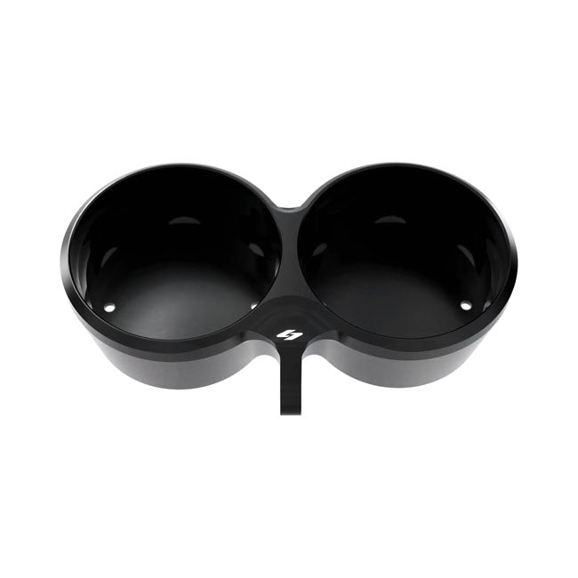 S2 Twin Gauge Bucket, Black Anodized - 16-24 Low Rider & Low Rider S & Dyna Gauge Mount Kraus Motor Co.