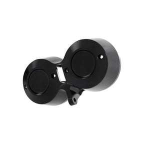 S2 Twin Gauge Bucket, Black Anodized - 16-24 Low Rider & Low Rider S & Dyna Gauge Mount Kraus Motor Co.