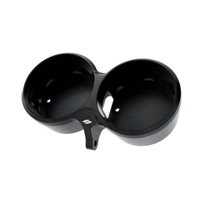 S2 Twin Gauge Bucket, Black Anodized - 16-24 Low Rider & Low Rider S & Dyna Gauge Mount Kraus Motor Co. Default Title