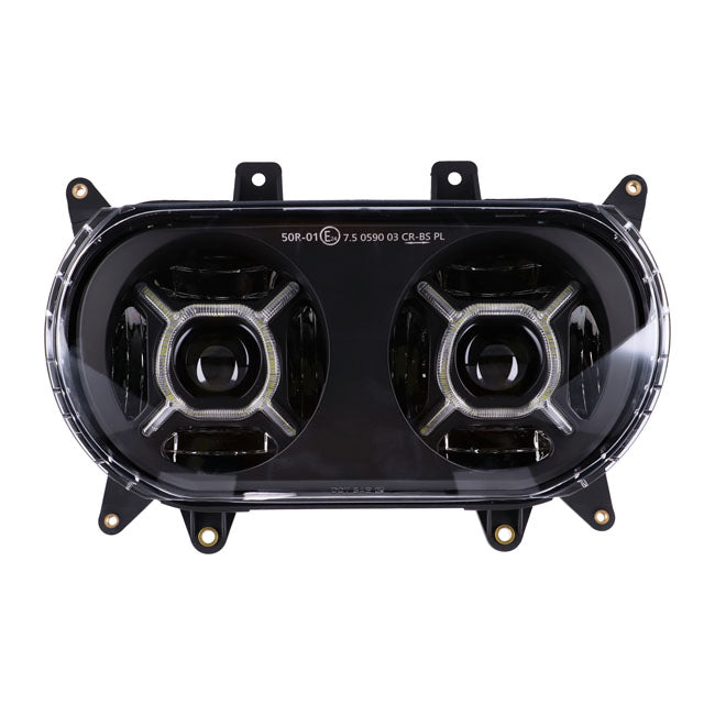 Bright, Rg Dual Led Headlamp Unit Assembly. Headlamps Mcs