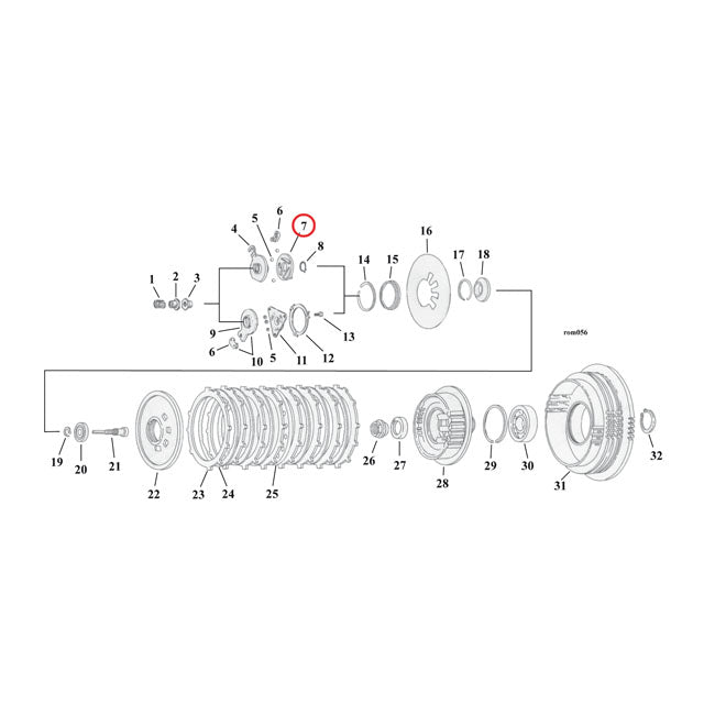 Clutch, Release Ramp Clutch Release Parts Mcs