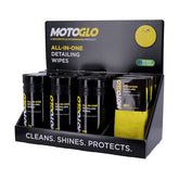 Motoglo, Counter Top Display Bike Cleaners And Polishing Moto Glo