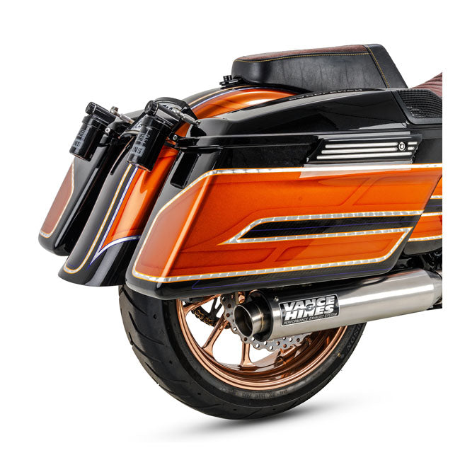 Vance & Hines Supersport 2:1 Exhaust, Brushed - 24+ Touring Full Exhaust System Vance & Hines
