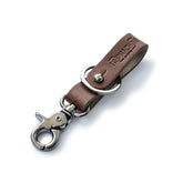 Trip Machine Key Fob Vintage Tan / Metallic Black Keychains Tripmachine