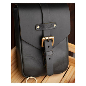 Trip Machine, Tank Pouch / Belt Pouch. Black Touring Luggage Tripmachine