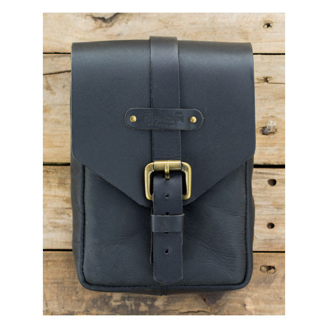 Trip Machine, Tank Pouch / Belt Pouch. Black Touring Luggage Tripmachine