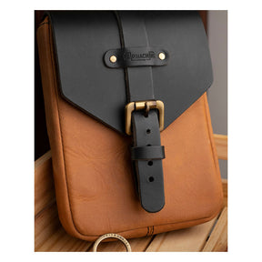 Trip Machine, Tank Pouch / Belt Pouch. Tan Touring Luggage Tripmachine