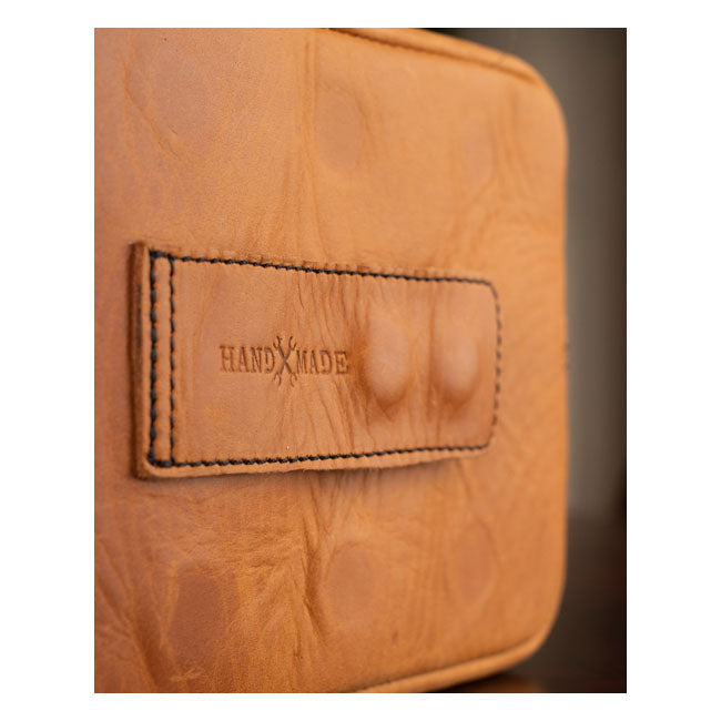 Trip Machine, Tank Pouch / Belt Pouch. Tan Touring Luggage Tripmachine