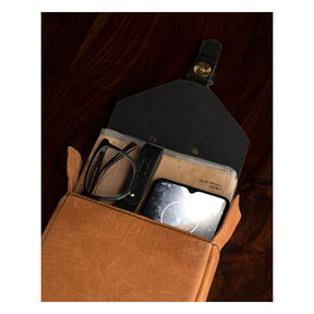 Trip Machine, Tank Pouch / Belt Pouch. Tan Touring Luggage Tripmachine