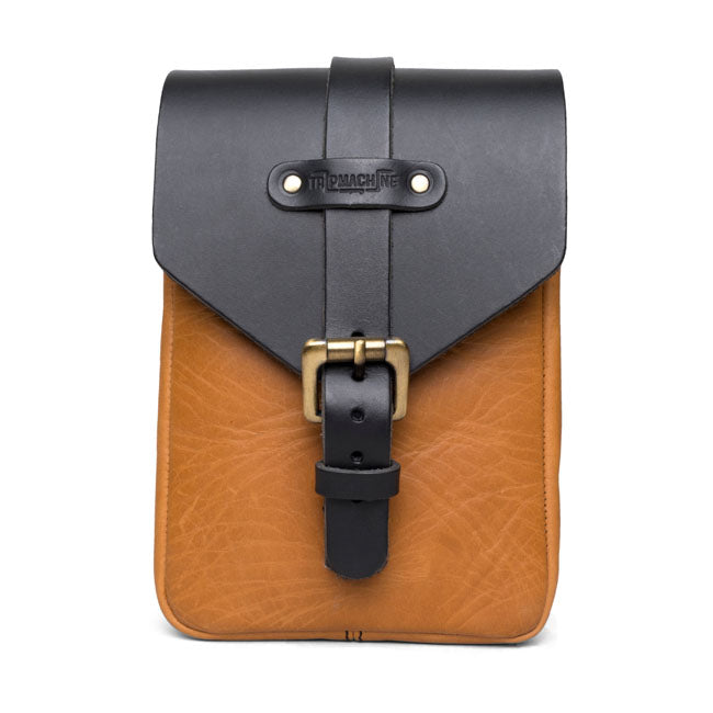 Trip Machine, Tank Pouch / Belt Pouch. Tan Touring Luggage Tripmachine