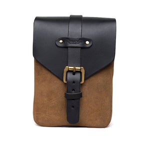 Trip Machine, Tank Pouch / Belt Pouch. Tobacco Brown Touring Luggage Tripmachine
