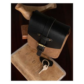 Trip Machine, Tank Pouch / Belt Pouch. Tobacco Brown Touring Luggage Tripmachine