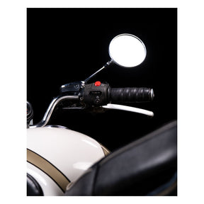 Trip Machine, Leather Handlebar Grip Wraps. Black Grips Tripmachine