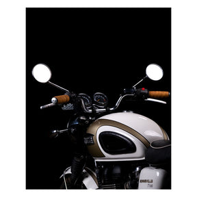 Trip Machine, Leather Handlebar Grip Wraps. Tan Grips Tripmachine