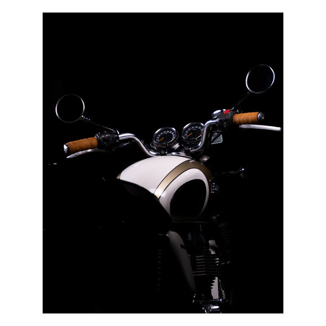 Trip Machine, Leather Handlebar Grip Wraps. Tan Grips Tripmachine