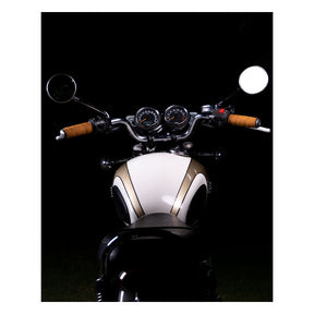 Trip Machine, Leather Handlebar Grip Wraps. Tan Grips Tripmachine