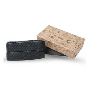 Trip Machine, Leather Handlebar Grip Wraps. Black Perforated Grips Tripmachine