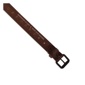 Trip Machine Belt Single pin tobacco brown Belts Tripmachine