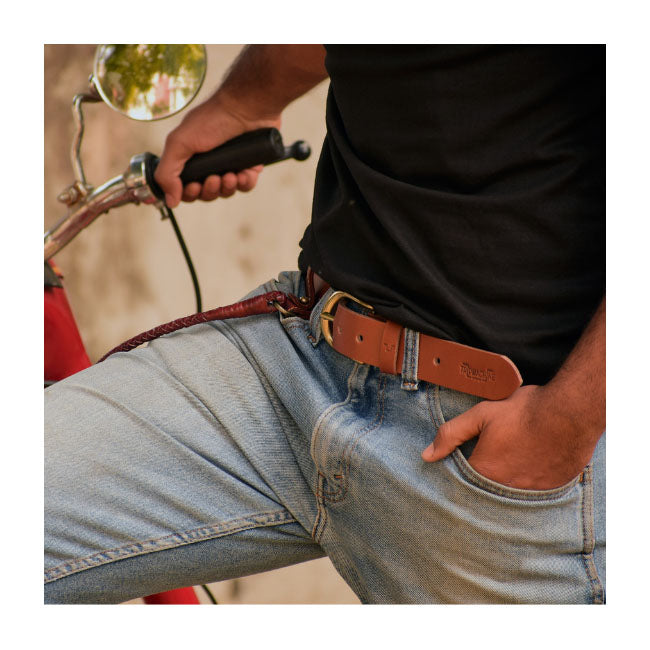 Trip Machine Classic Belt Vintage Tan Belts Tripmachine