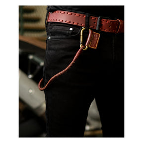 Trip Machine Braided Key Chain Cherry Red Keychains Tripmachine