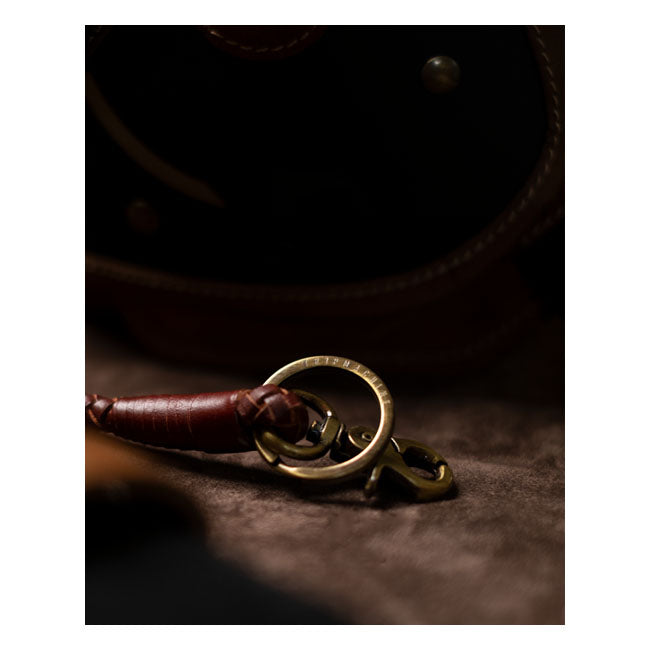 Trip Machine Braided Key Chain Cherry Red Keychains Tripmachine