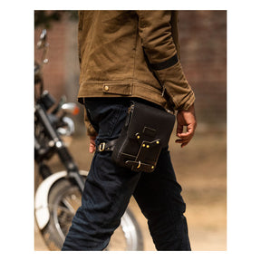 Trip Machine, Thigh Bag / Leg Bag. Black Bags Tripmachine
