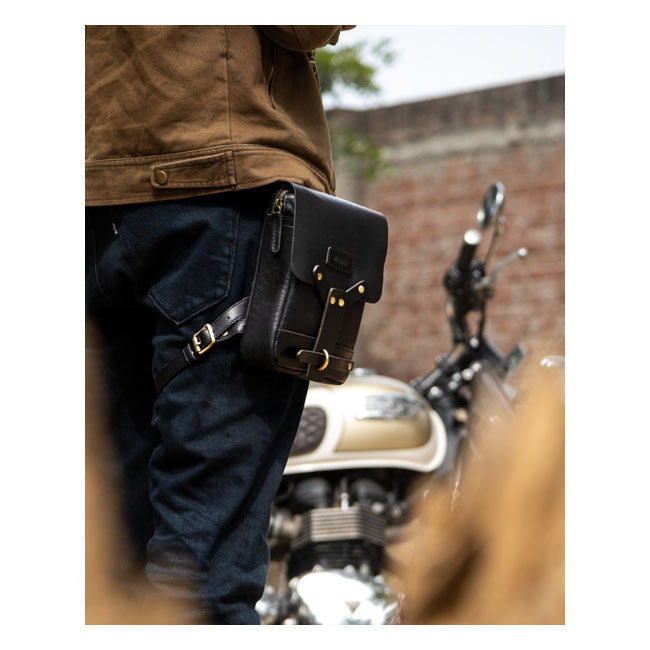 Trip Machine, Thigh Bag / Leg Bag. Black Bags Tripmachine