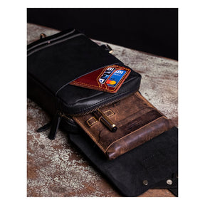 Trip Machine, Thigh Bag / Leg Bag. Black Bags Tripmachine